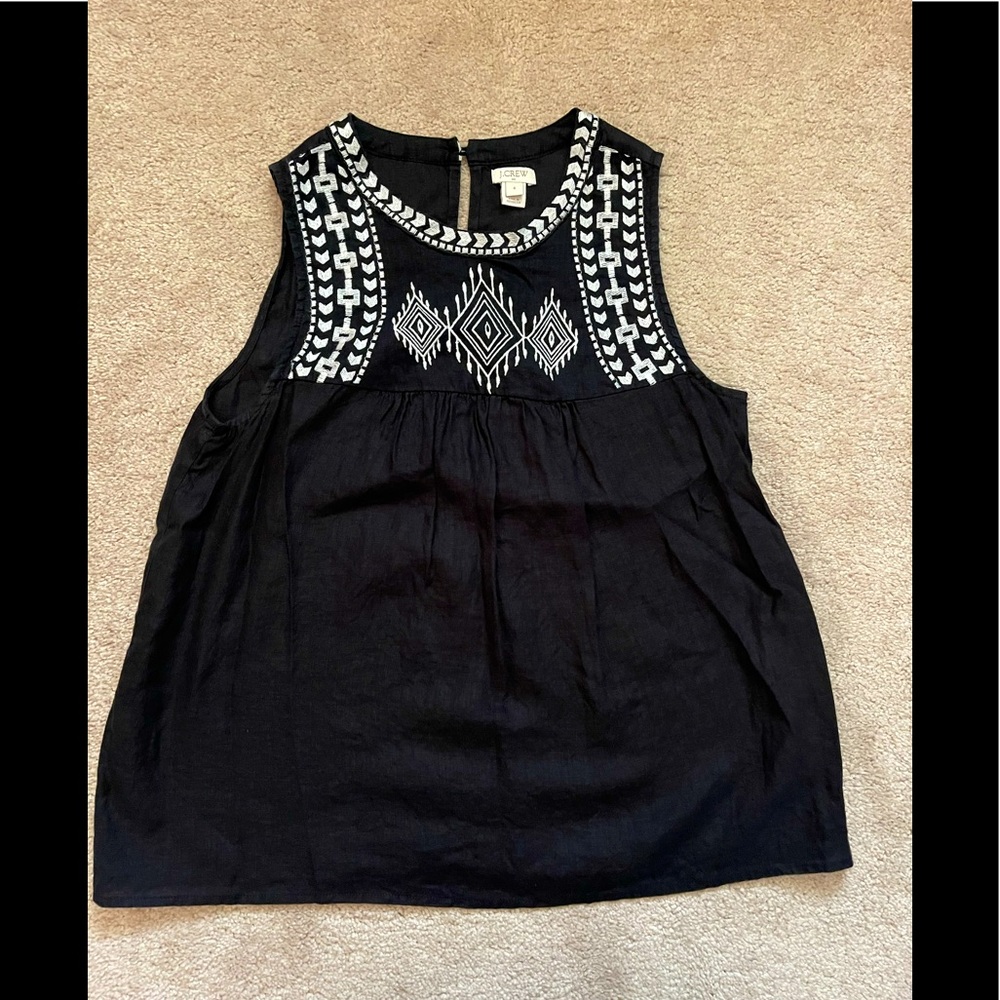 Sleeveless JCrew shirt